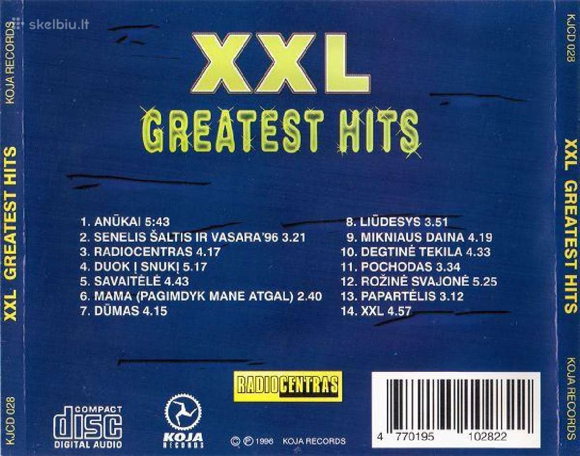 Pirkciau XXL Greatest Hits Kompakta CD - nuotraukos Nr. 2
