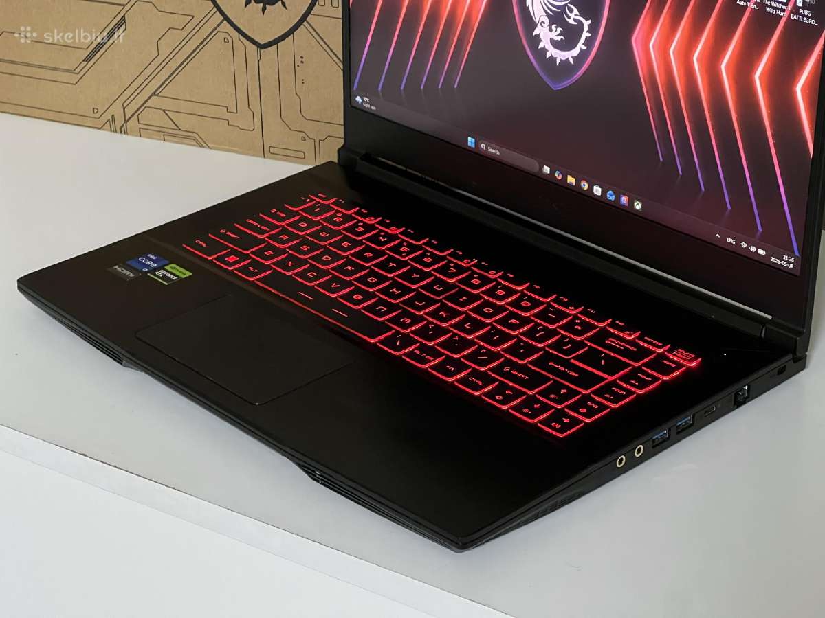 Parduodamas Msi Gf63 su Rtx 4060, I7-12k, 1tb. - nuotraukos Nr. 4