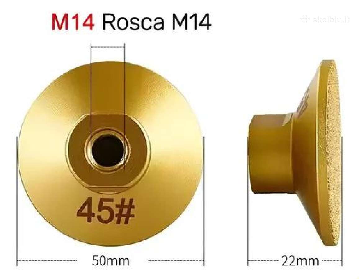 Deimantinis šlifavimo diskas 50 mm