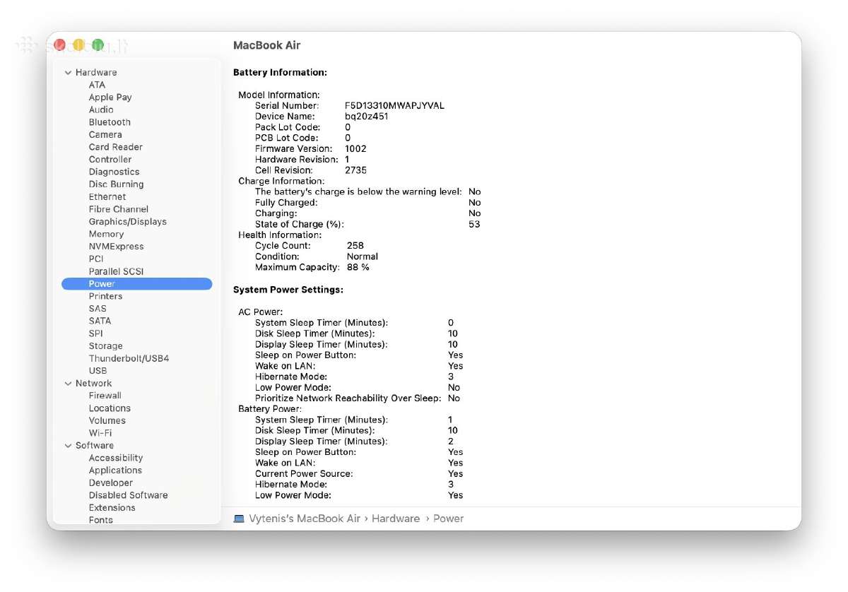 MacBook Air M1 16 GB / 512 GB - nuotraukos Nr. 3