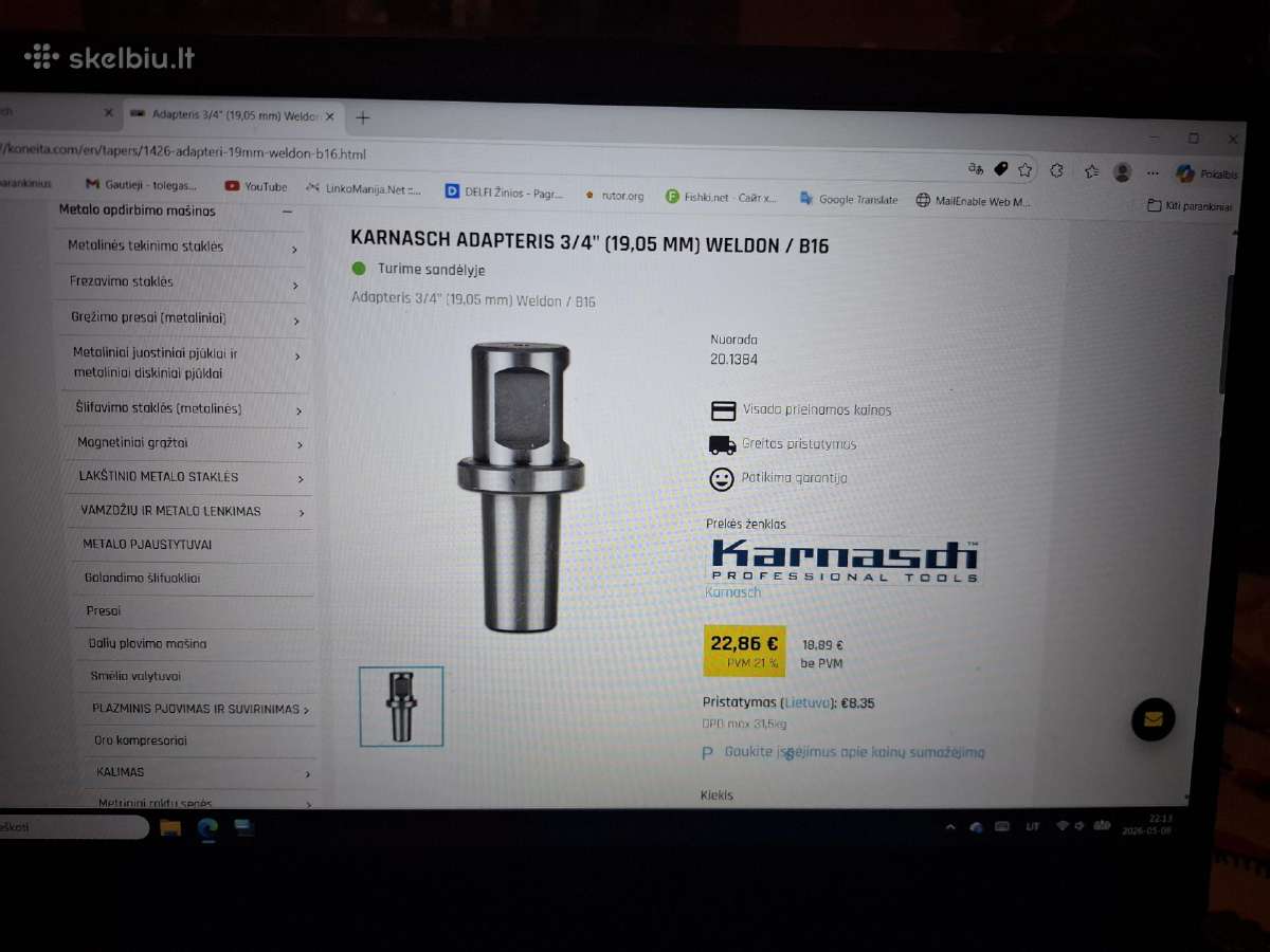 Magnetiniu gręžimo stakliu priedai - nuotraukos Nr. 3