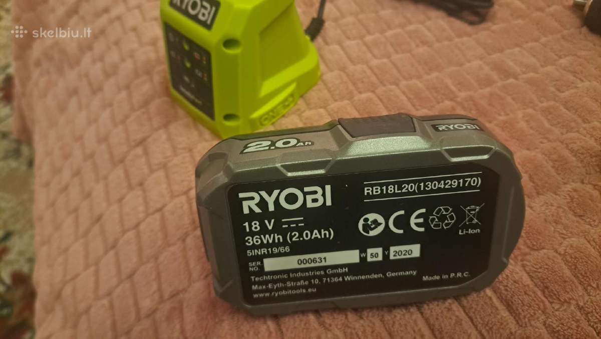 Suktuvas Ryobi Su krovikliu. - nuotraukos Nr. 2