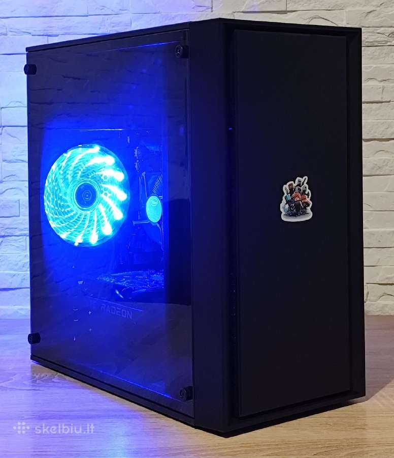 Žaidimų kompiuteris su i5/SSD/16gb RAM/rx6500xt