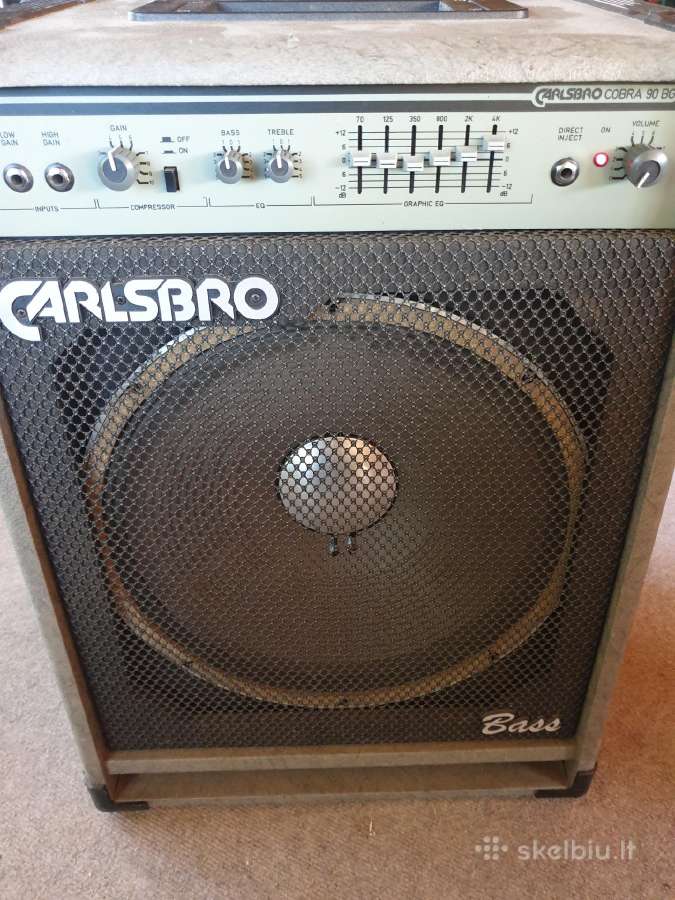 Gitaros kūbas su stiprintuvu Carlsbro Cobra 90 bg
