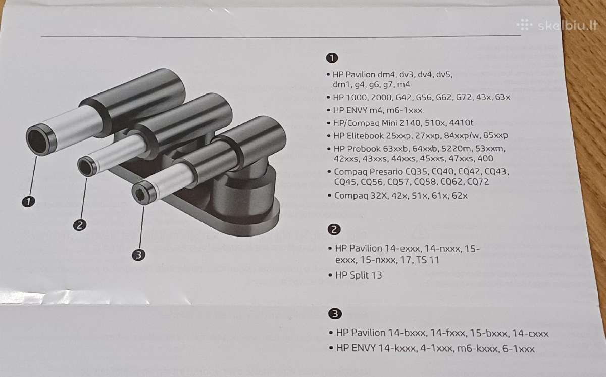 Hp 90w Slim Combo Kroviklis su Usb (h6y84aa#abb - nuotraukos Nr. 6