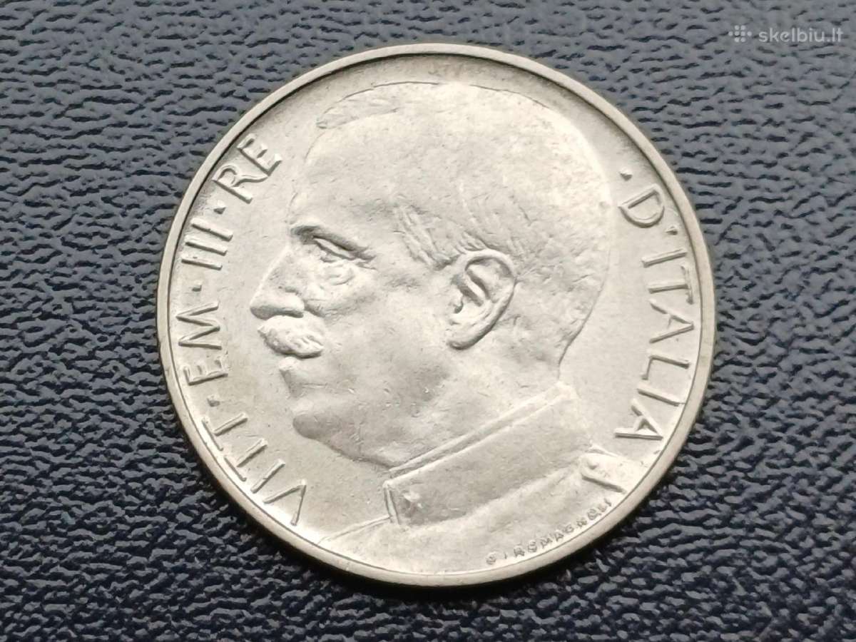 50 čentisimų 1920m. Italija lygus gurtas - nuotraukos Nr. 2
