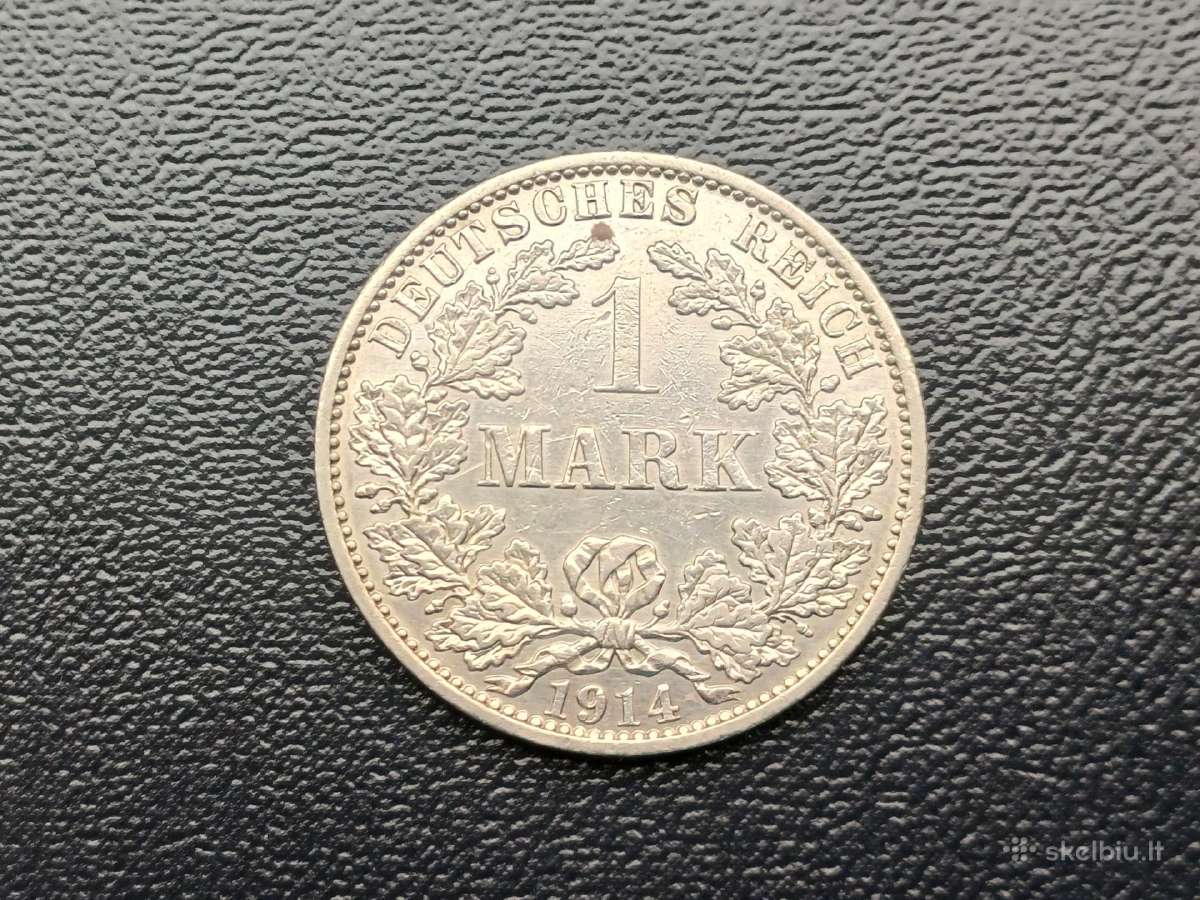 Vokietijos markes sidabras 900 - nuotraukos Nr. 3