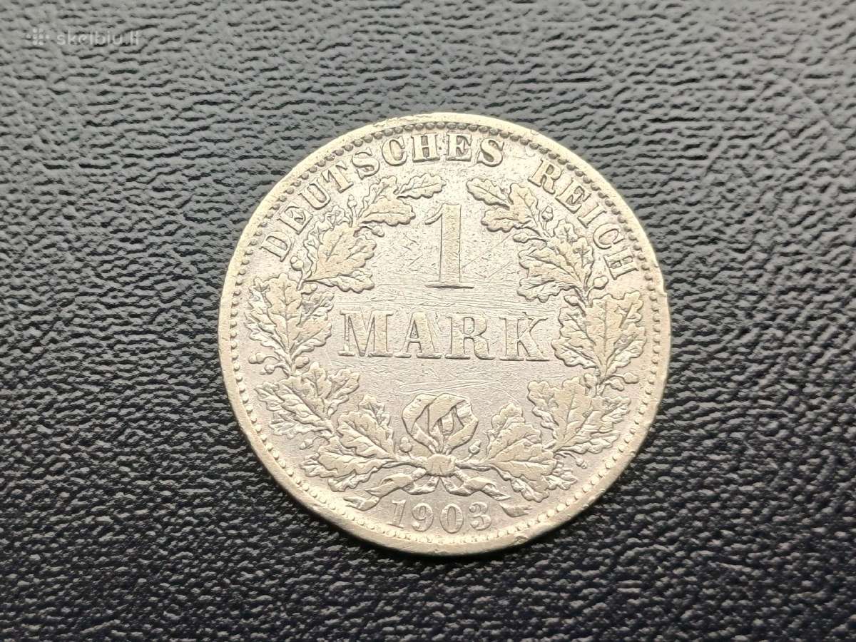 Vokietijos markes sidabras 900 - nuotraukos Nr. 5