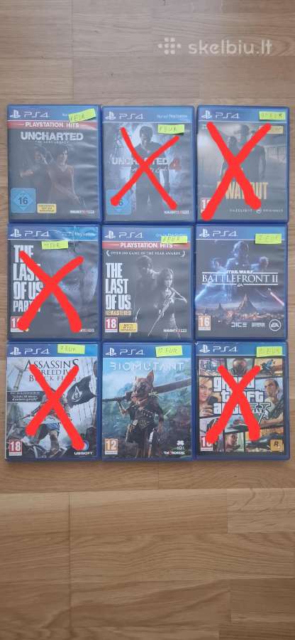 Sony playstation 4 žaidimai