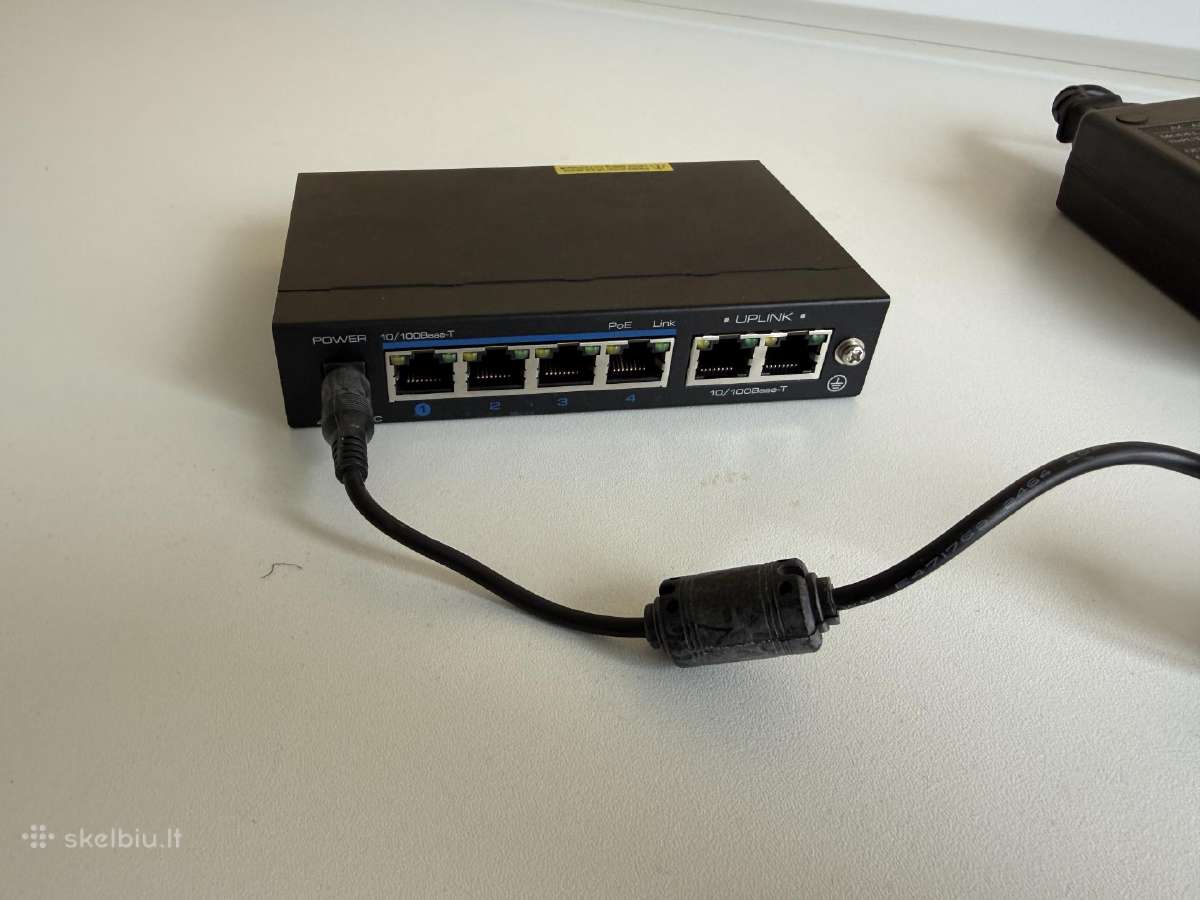 Naudota tinklo įranga (Poe switch, Mikrotik router - nuotraukos Nr. 2