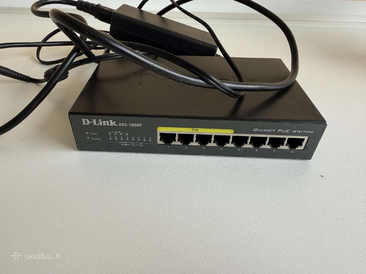 Naudota tinklo įranga (Poe switch, Mikrotik router - nuotraukos Nr. 3