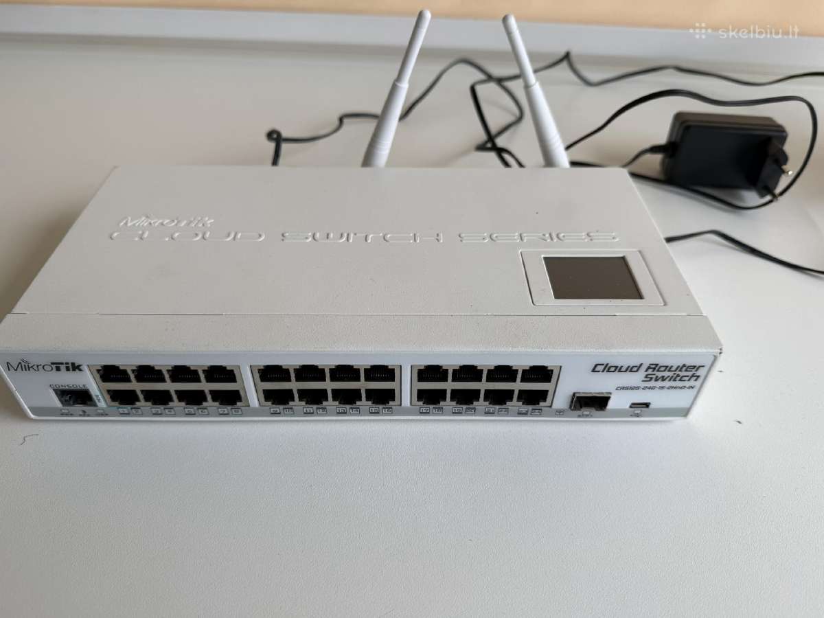 Naudota tinklo įranga (Poe switch, Mikrotik router - nuotraukos Nr. 4