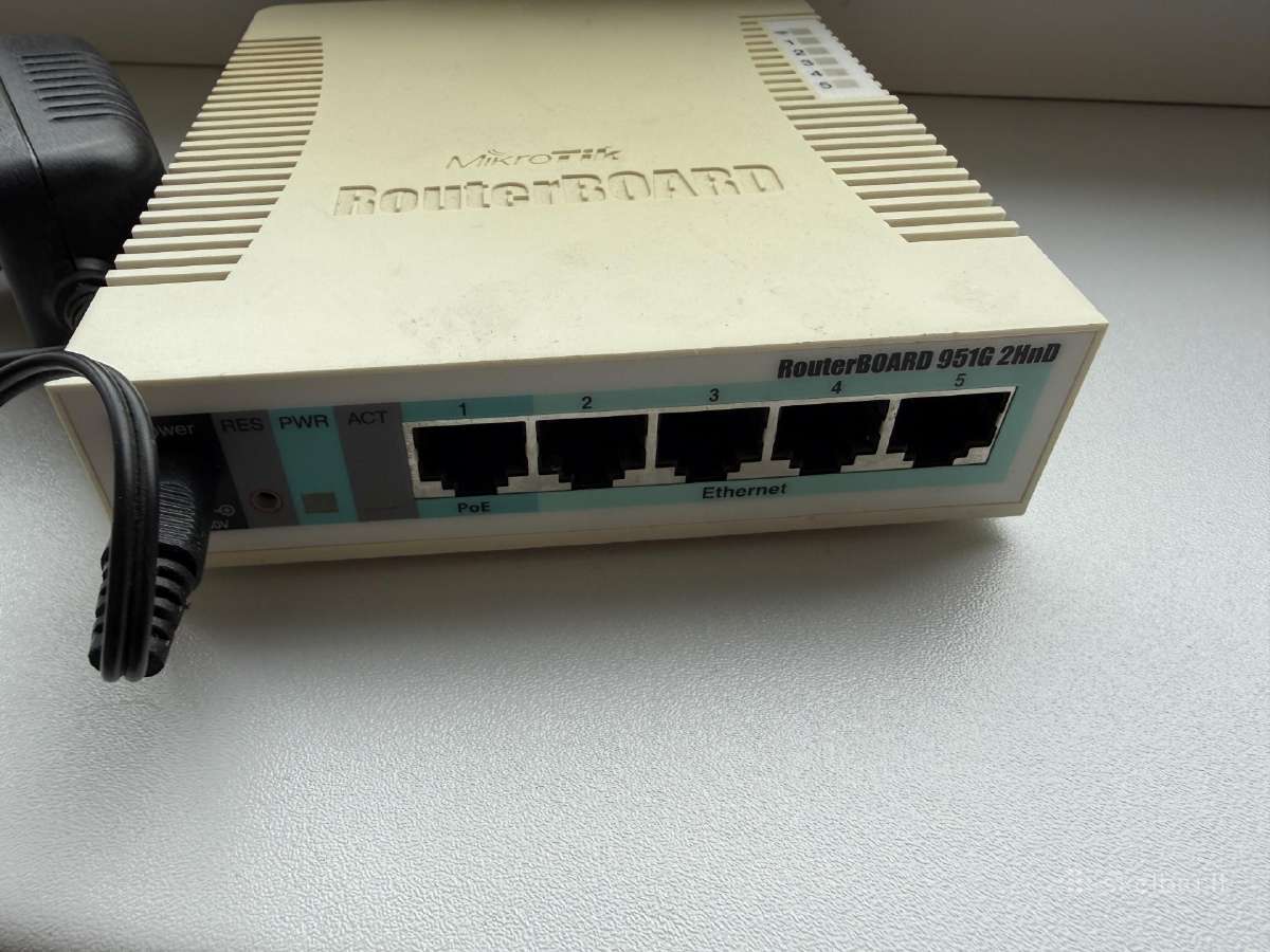 Naudota tinklo įranga (Poe switch, Mikrotik router - nuotraukos Nr. 5