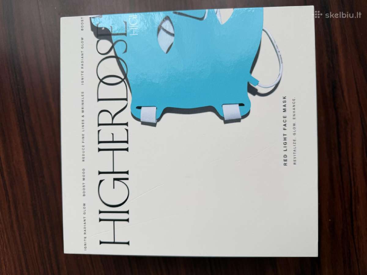 Higherdose raudonos šviesos veido kaukė - nuotraukos Nr. 2