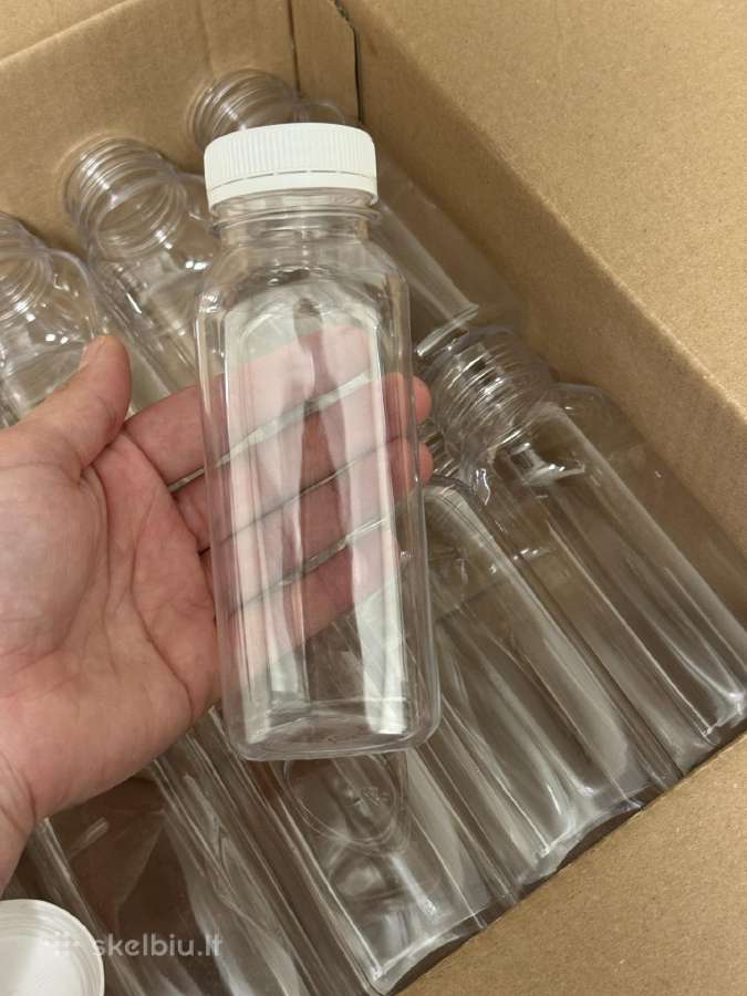 Plastikiniai buteliukai sultims 150 ml su kamšt. - nuotraukos Nr. 2