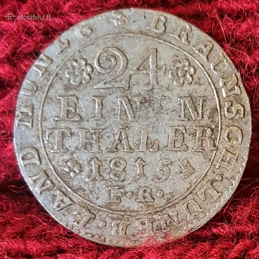 1815 Braunšveigas-volfenbiutelis 1/24 talerio