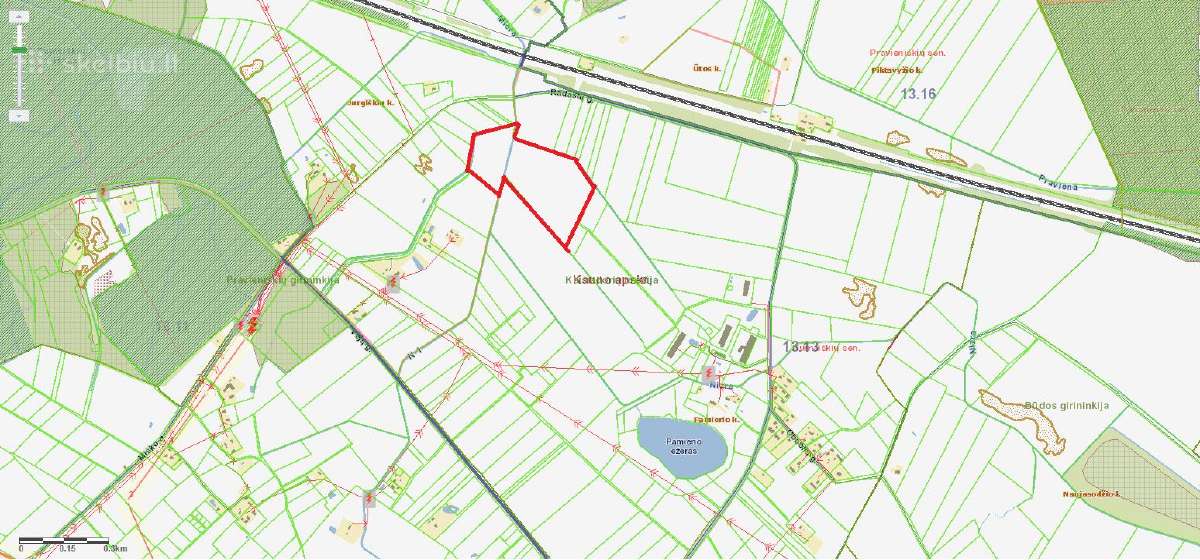 8,83 ha sklypas Rumšiškių sen., plėtros galimybės - nuotraukos Nr. 2