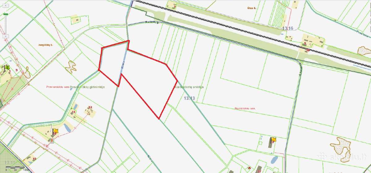 8,83 ha sklypas Rumšiškių sen., plėtros galimybės - nuotraukos Nr. 3