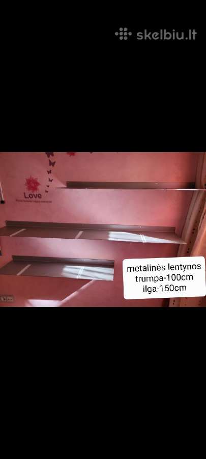 Lentynos nerūdijantis plienas