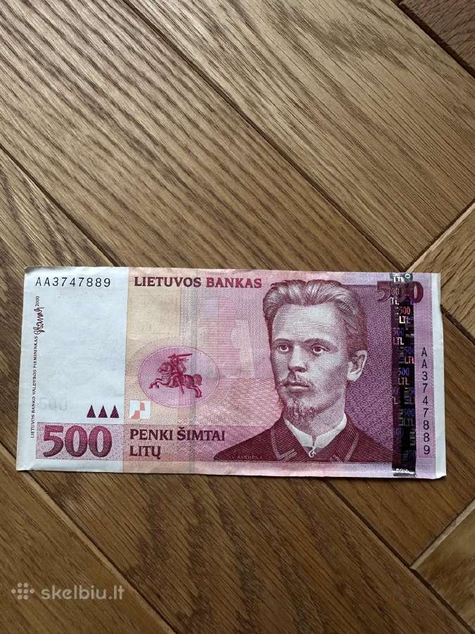 Litai kolekciniai serijiniai ir paprasti pinigai - nuotraukos Nr. 5