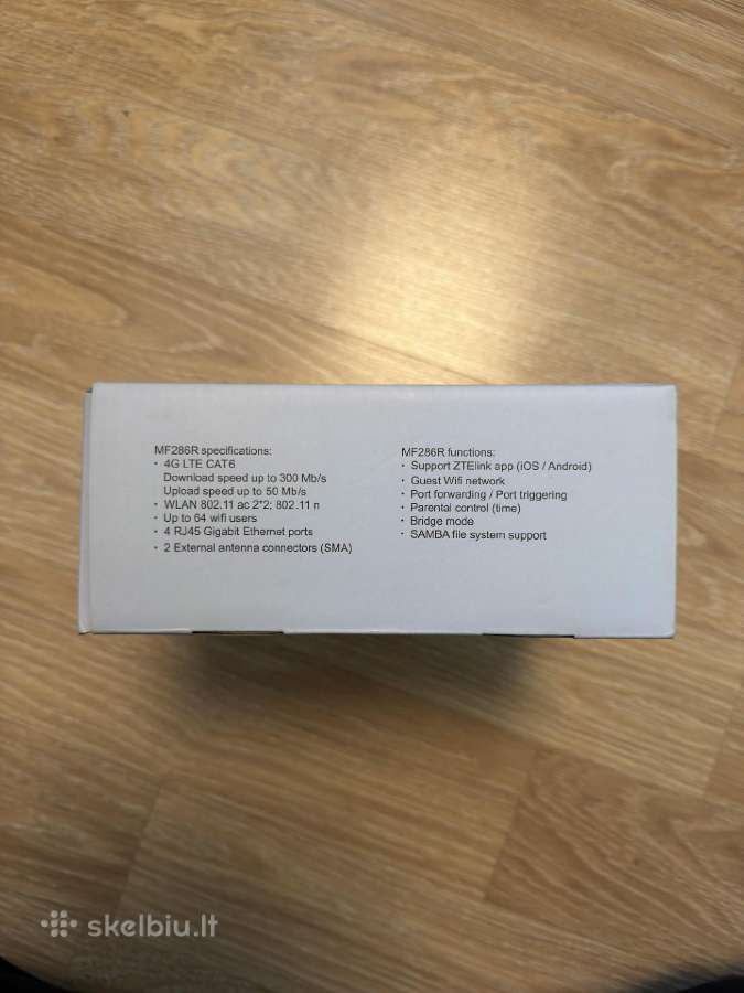 Zte Mf286r 4G Lte Wi-fi maršrutizatorius - nuotraukos Nr. 14