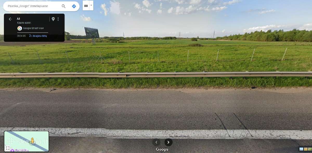 1,56 ha sklypas prie automagistralės A1