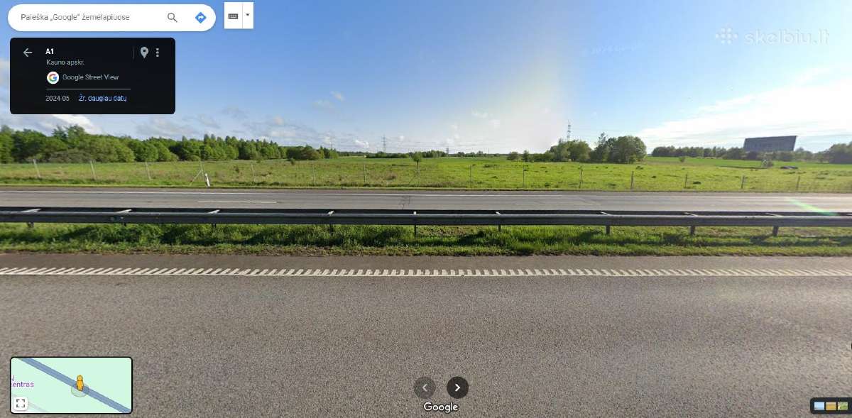 1,56 ha sklypas prie automagistralės A1 - nuotraukos Nr. 2