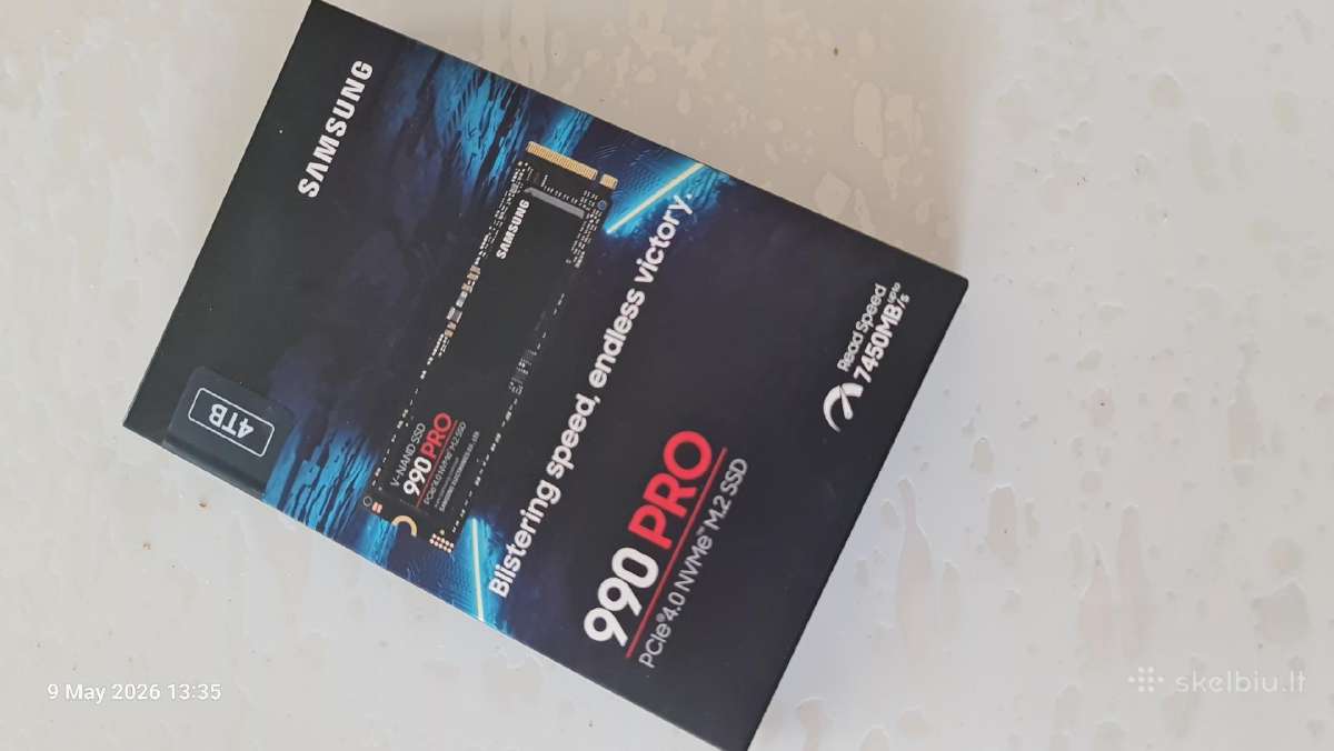 Samsung 990 Pro M.2 4tb SSD Nvme Pcie 4.0 - nuotraukos Nr. 3