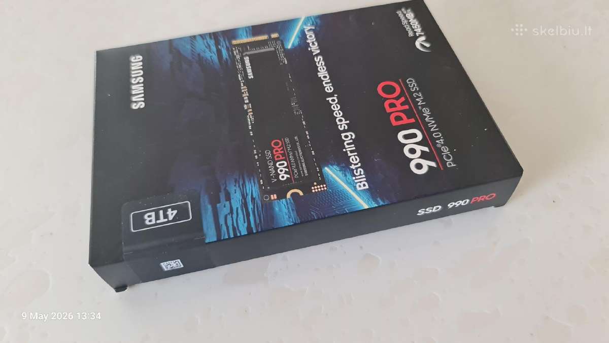 Samsung 990 Pro M.2 4tb SSD Nvme Pcie 4.0 - nuotraukos Nr. 2