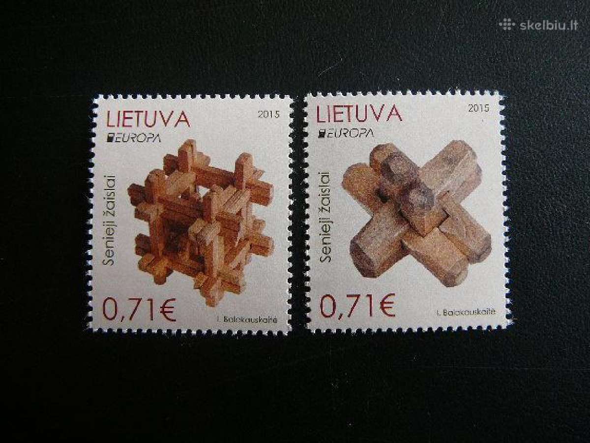 Europa Zaislai Lietuva 2015 Mnh lit1187/8s