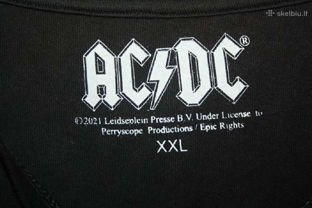 Parduodu marškinėlius Ac/dc , dydis 2xl - nuotraukos Nr. 3