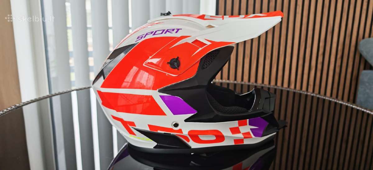 Naujas Moto šalmas Edx sport