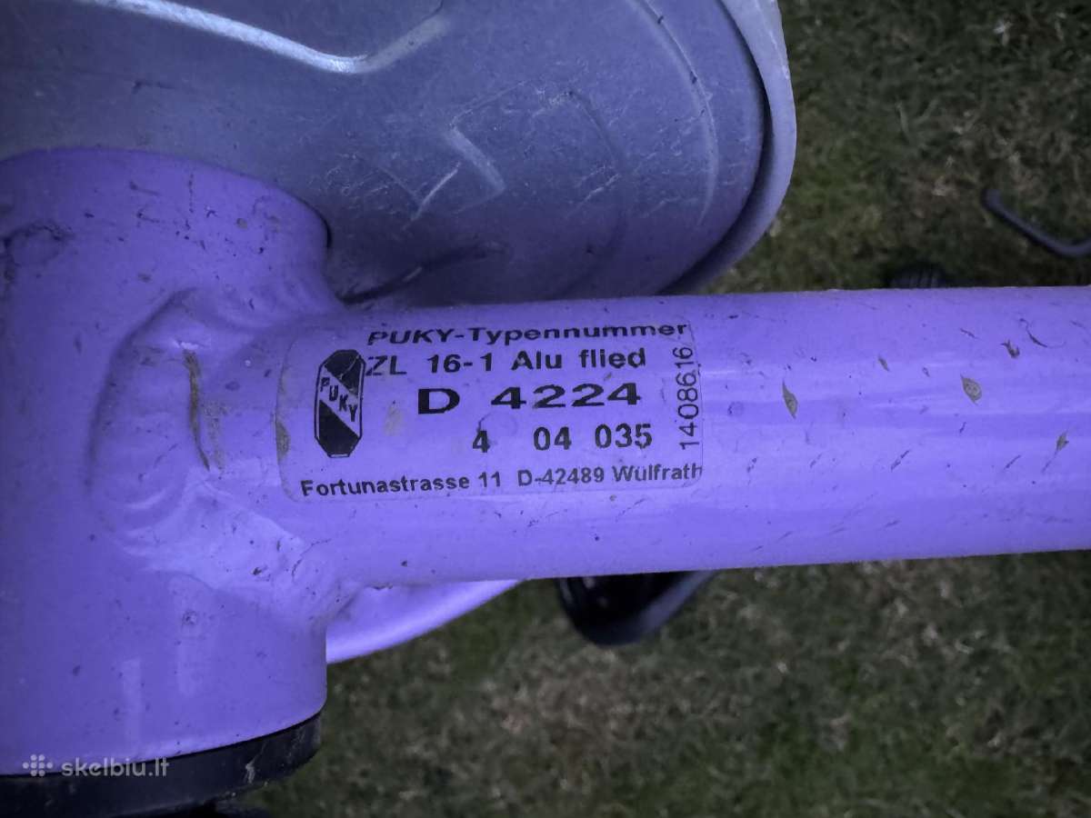 Vaikiškas dviratis Puky, vaikui 3-6 metų, - nuotraukos Nr. 17