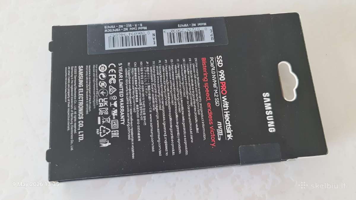 Samsung 990 Pro 4tb su aušintuvu - nuotraukos Nr. 3