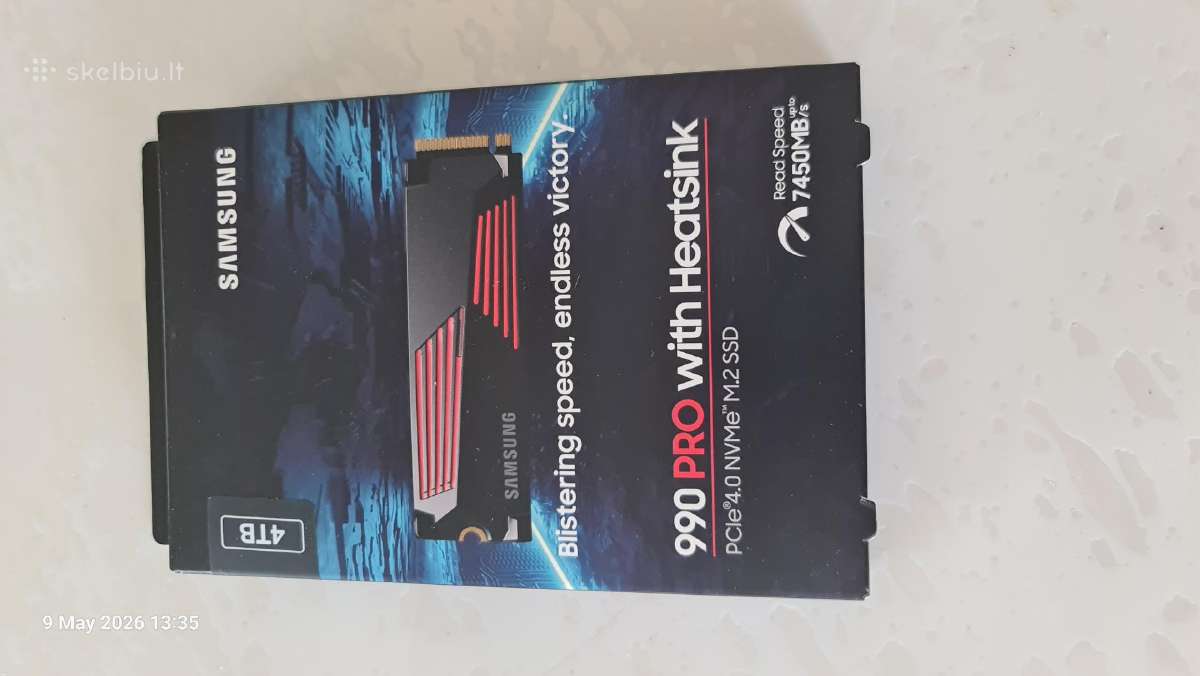 Samsung 990 Pro 4tb su aušintuvu - nuotraukos Nr. 4