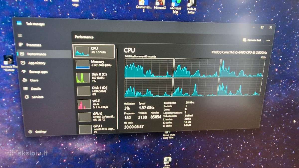 Stacionarus kompiuteris/gtx i5 32gb - nuotraukos Nr. 6