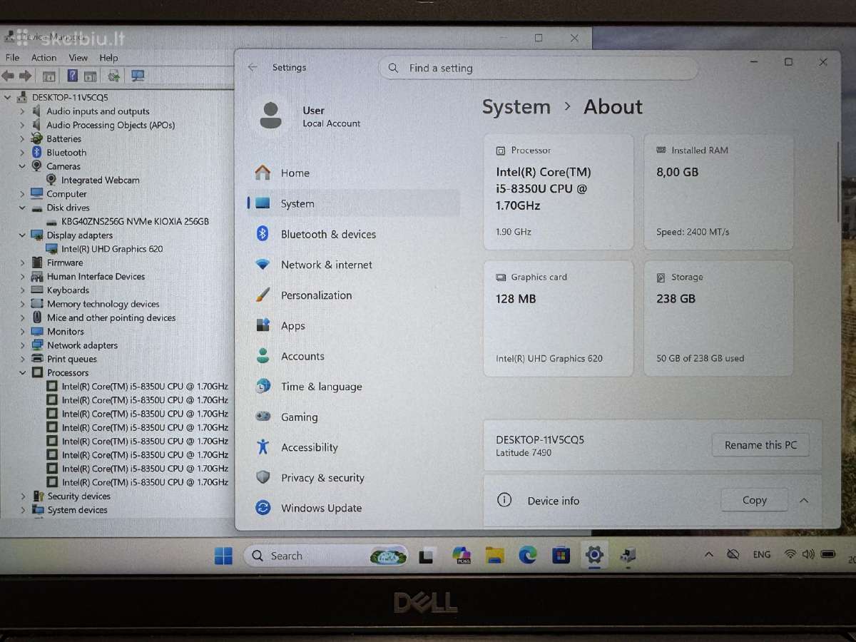Dell Latitude 7490 - nuotraukos Nr. 5