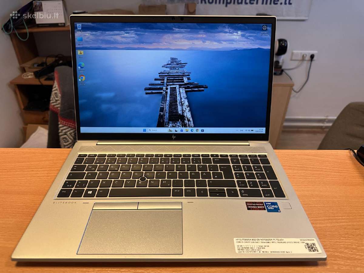 Hp Elitebook 850 G8 Touch, Garantija 12 mėn.