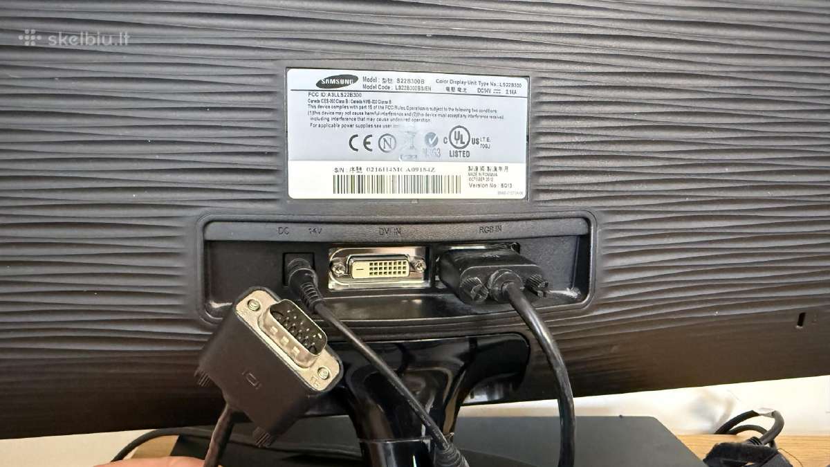 Naudotas Monitorius Samsung 21,5 - nuotraukos Nr. 4