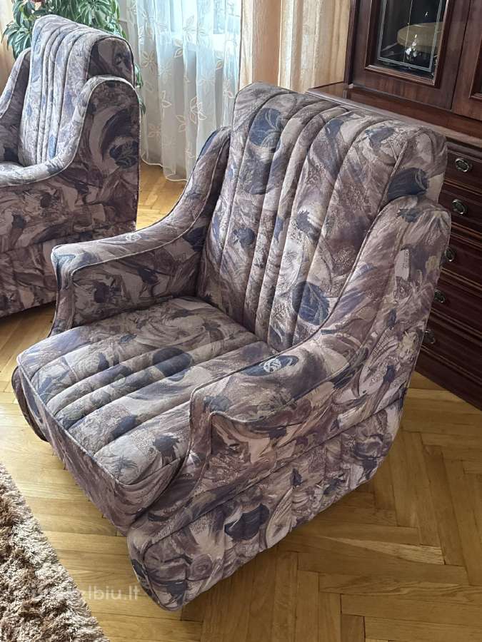 Sofa-lova+2 foteliai - nuotraukos Nr. 3
