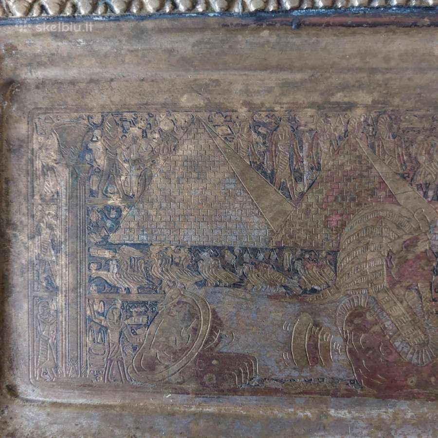 Raštuotas varinis padėklas iš Egipto - nuotraukos Nr. 10