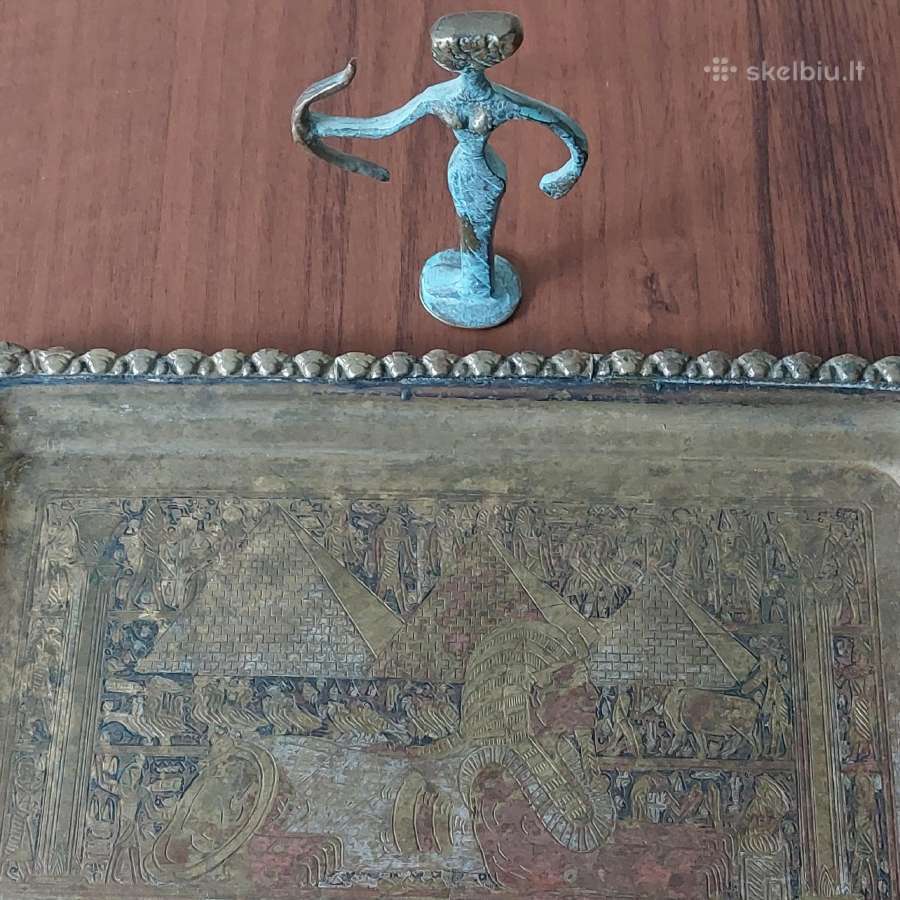 Raštuotas varinis padėklas iš Egipto - nuotraukos Nr. 11