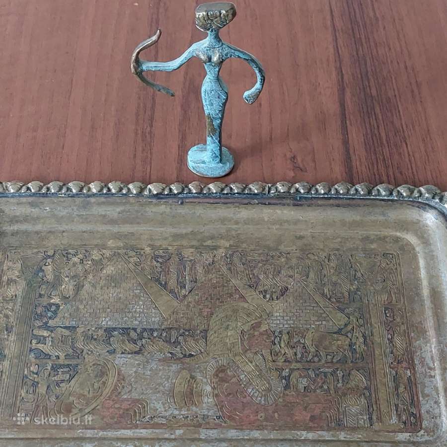 Raštuotas varinis padėklas iš Egipto - nuotraukos Nr. 12