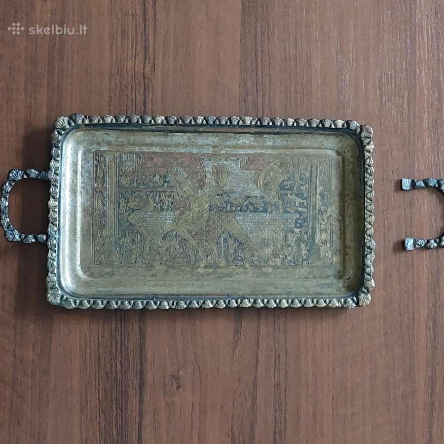 Raštuotas varinis padėklas iš Egipto - nuotraukos Nr. 17
