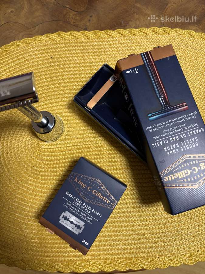 King C. Gillette Double Edge klasikinis skustuvas
