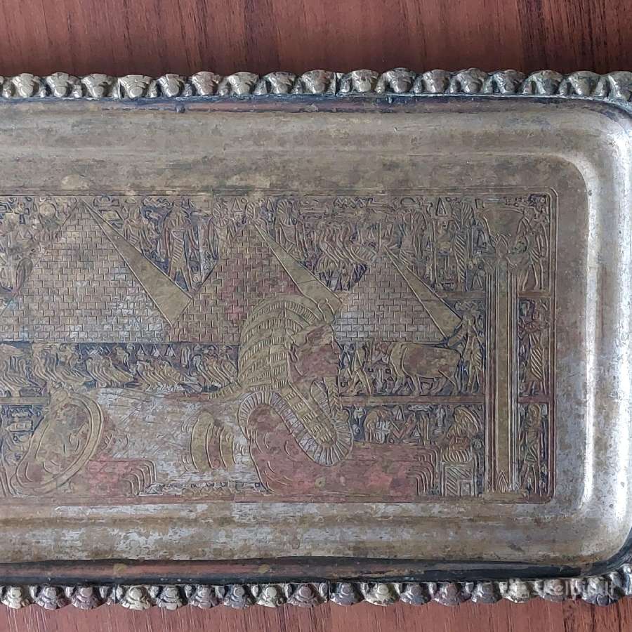 Raštuotas varinis padėklas iš Egipto - nuotraukos Nr. 25