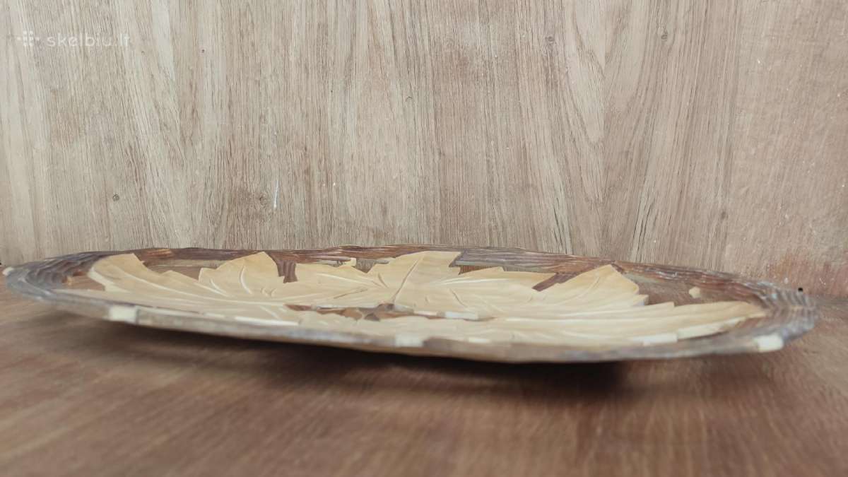 Originalų rankų darbo medinį vaisių padėklas. - nuotraukos Nr. 10