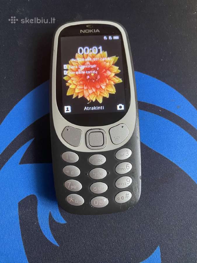 Nokia 3310 dedasi 2 sim kortelės
