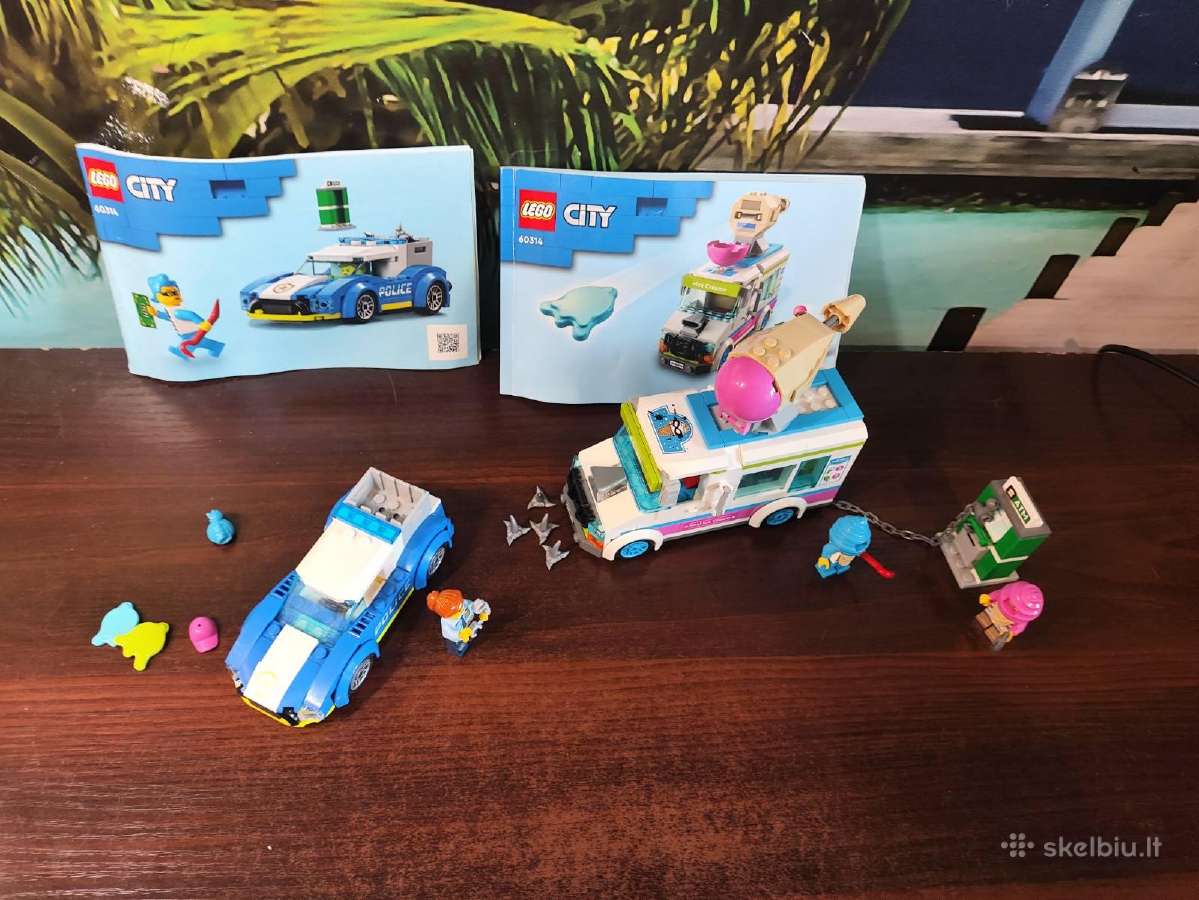 Lego City 60314 Ledų sunkvežimio policijos gaudynė