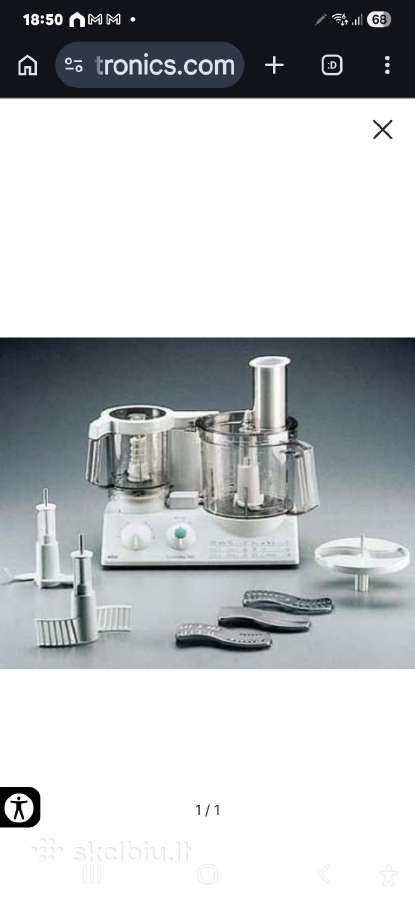 Braun K700 Multiquick 6 maisto smulkintuvas